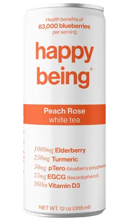 Happy Being Peach Rose White Tea