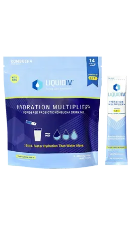 Liquid IV Hydration Multiplier+ Probiotic Kombucha